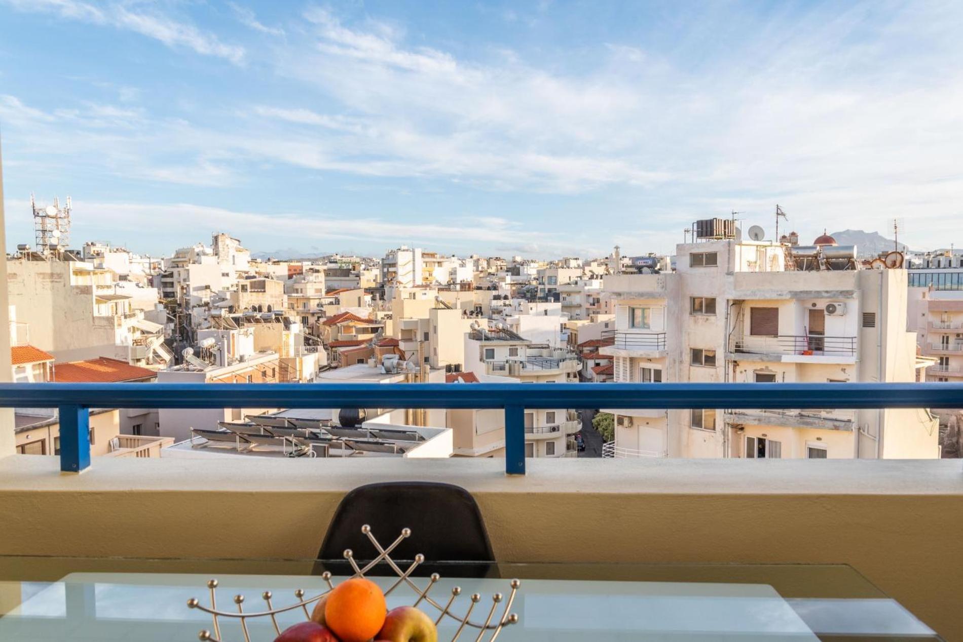 Sky 7 View Apartment Heraklion Zewnętrze zdjęcie